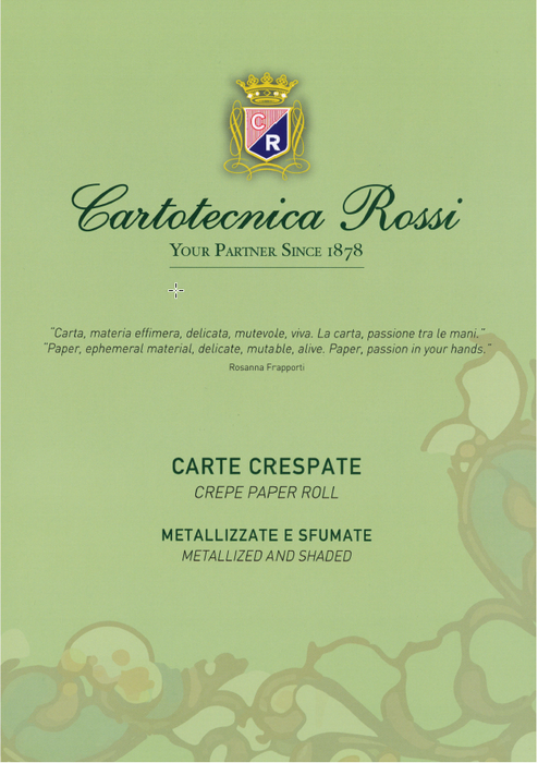 Catalogue: Crepe paper 180g \ 140g \ 60g - Metallic and Shaded