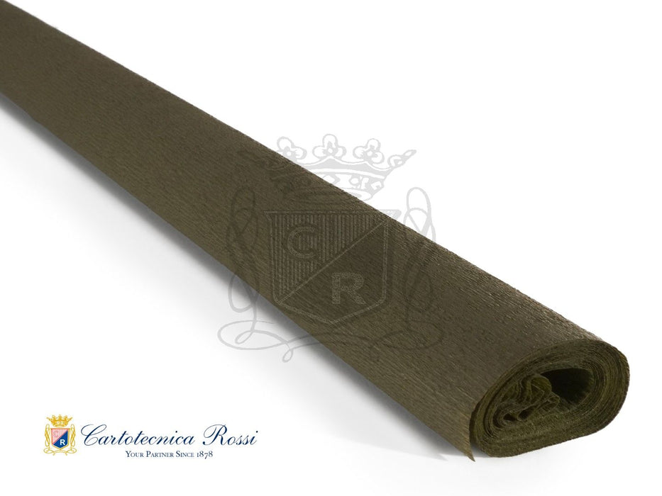 234 Italian Crepe Paper 60g Grey-Green