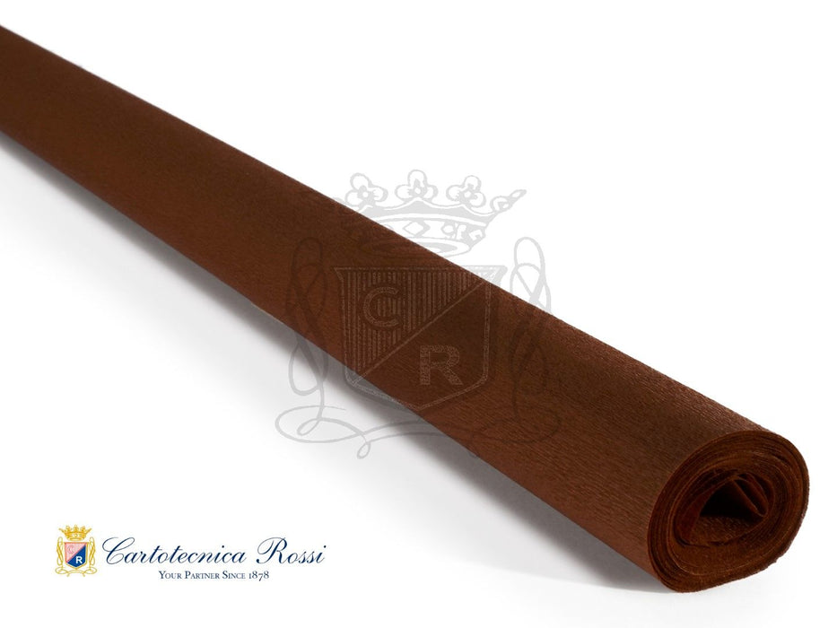 243 Italian Crepe Paper 60g 'Testa di Moro' Brown