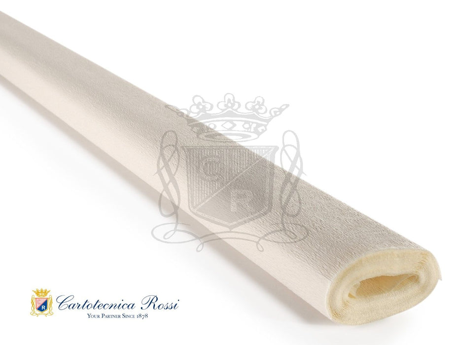 303 Italian Crepe Paper 60g White Cream