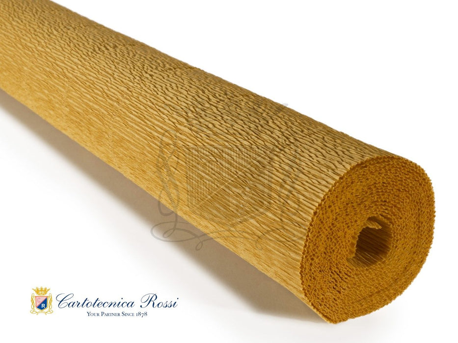 579 Italian Crepe Paper 180g Mustard Yellow
