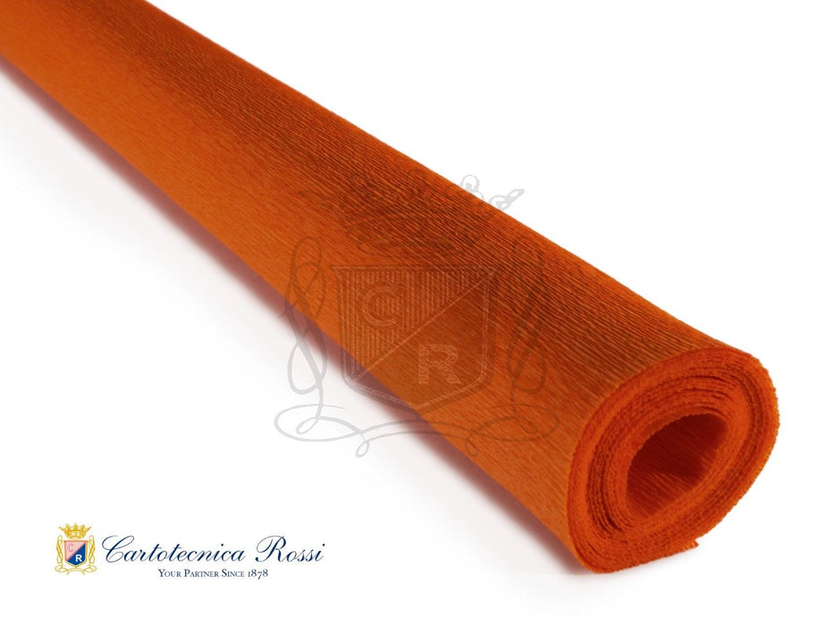 374 Italian Crepe Paper 90g Orange