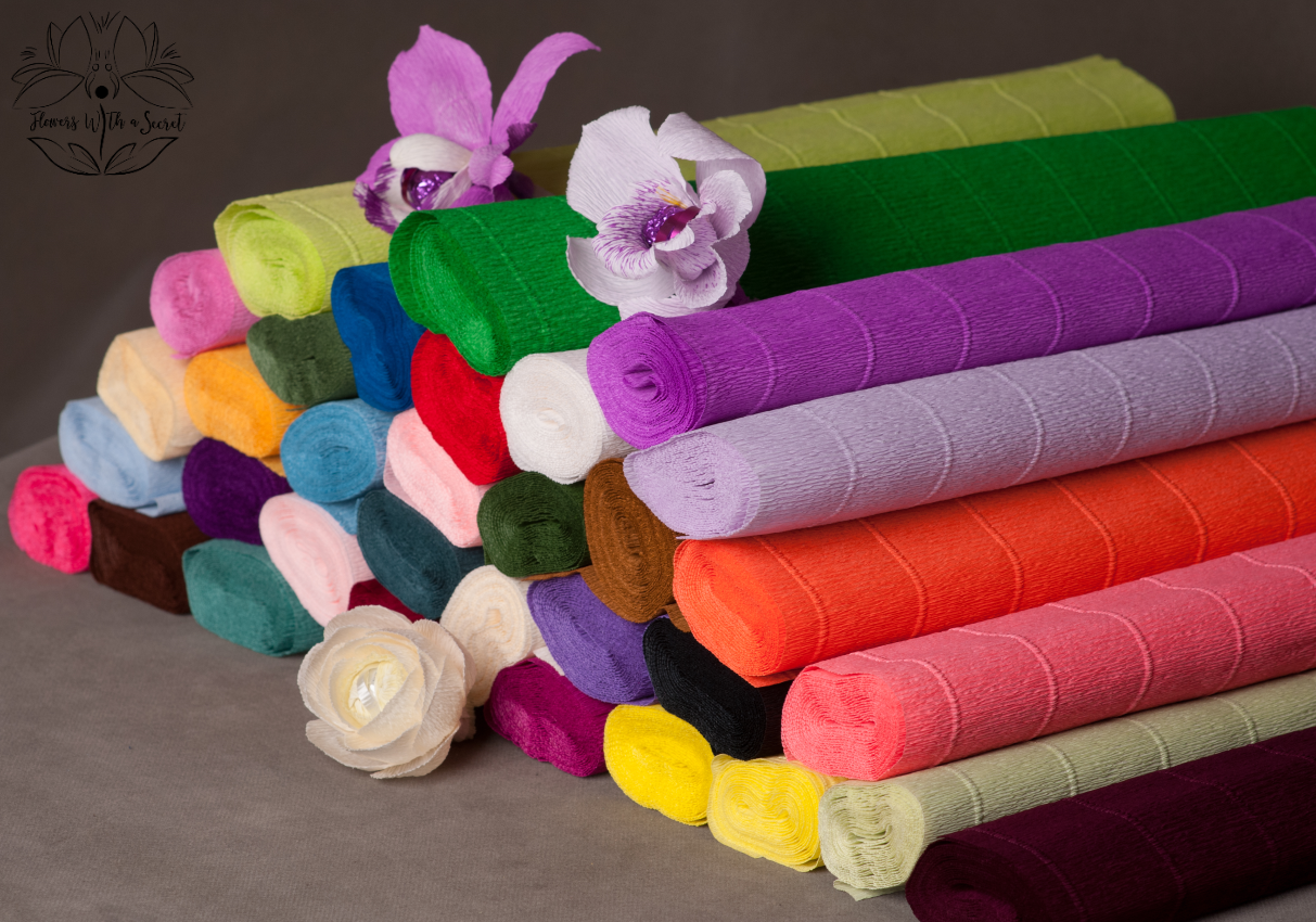 Superior Florist 180g Solid Colour Crepe Paper