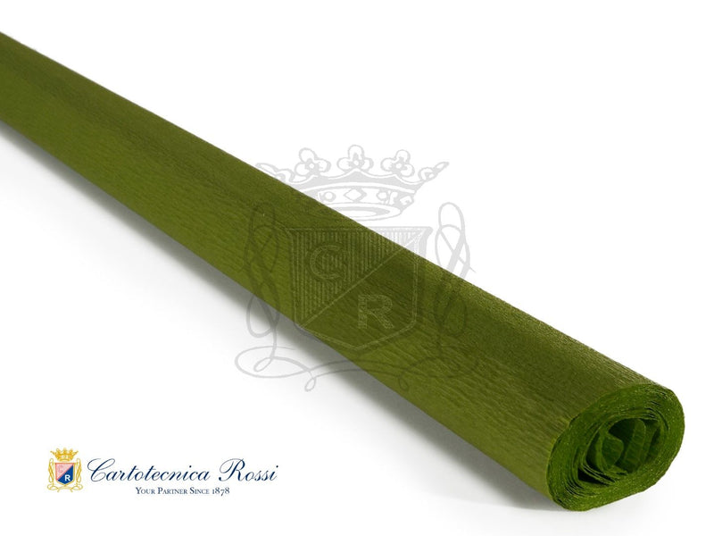 0264 Italian Crepe Paper 40g Moss Green