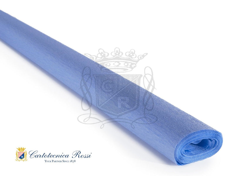 0276 Italian Crepe Paper 40g Periwinkle Blue