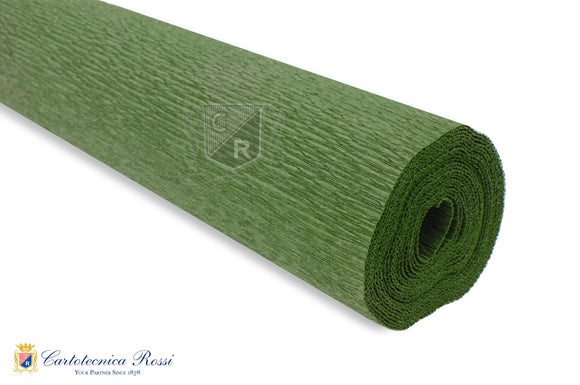 17A8 Italian Crepe Paper 180g Olive Green by Tiffanie Turner