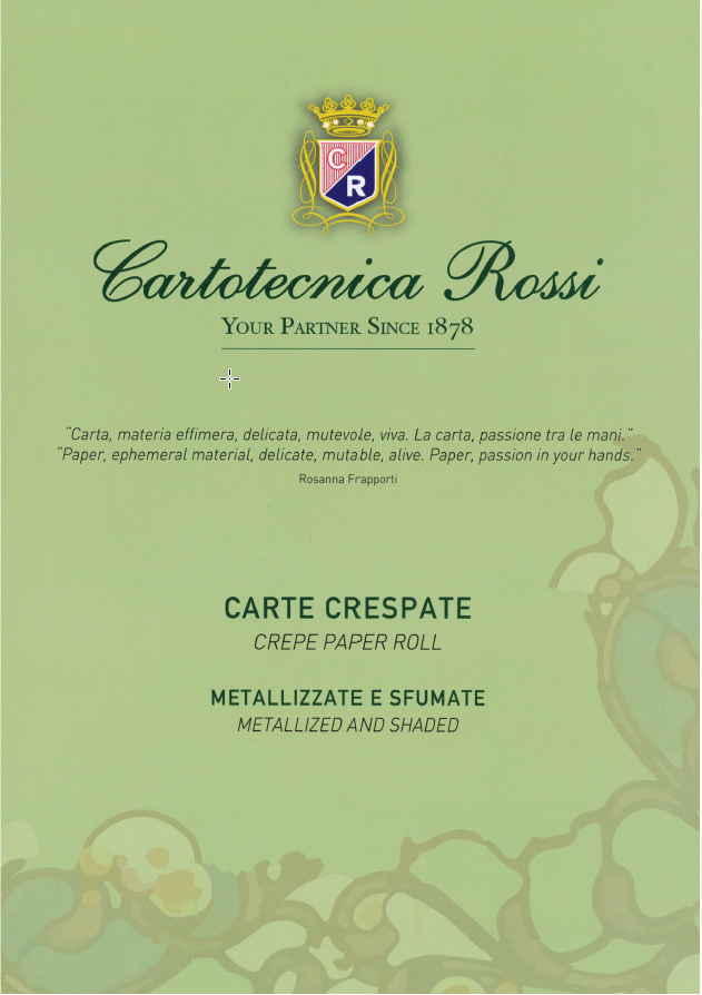 Catalogue: Crepe paper 180g \ 140g \ 60g - Metallic and Shaded