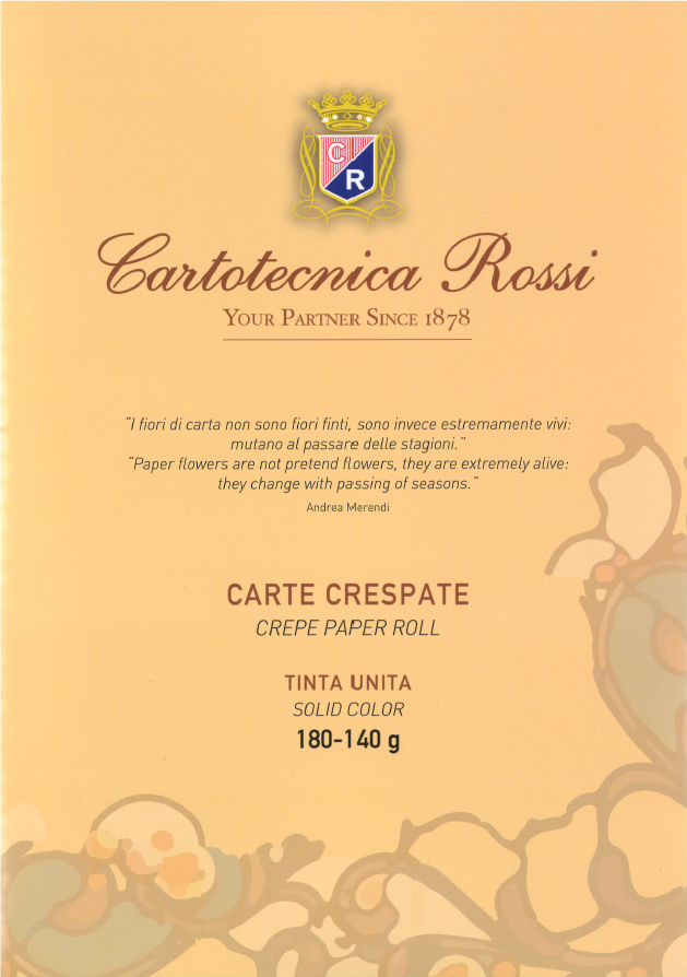 Catalogue: Crepe paper 180g \ 140g - Solid colour