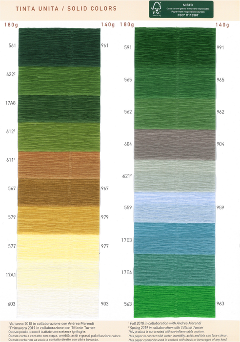 Catalogue: Crepe paper 180g \ 140g - Solid colour