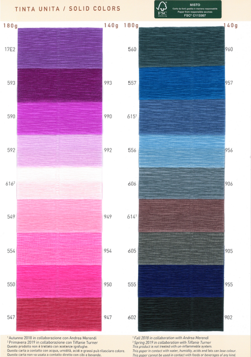 Catalogue: Crepe paper 180g \ 140g - Solid colour