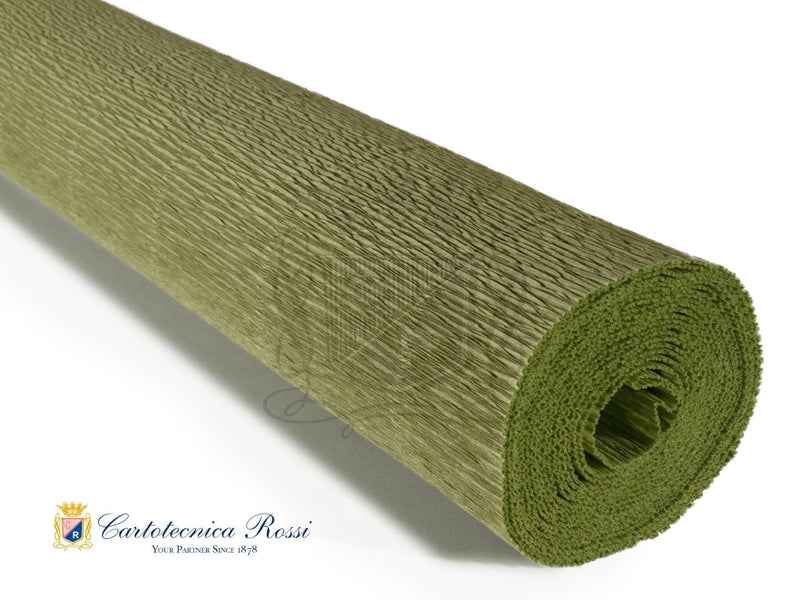 562 Italian Crepe Paper 180g Sage Green