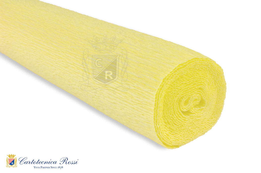 574 Italian Crepe Paper 180g Carminio Yellow