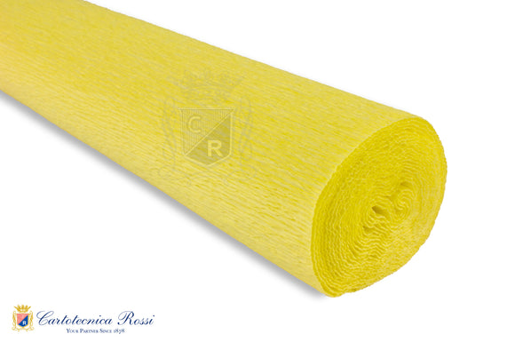 575 Italian Crepe Paper 180g Lemon Yellow