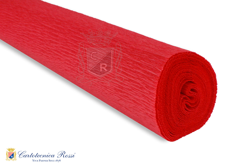 580 Italian Crepe Paper 180g Red Orange