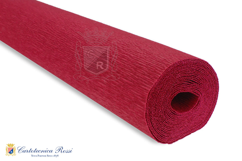 586 Italian Crepe Paper 180g Carmino Red