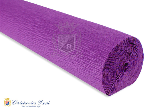 593 Italian Crepe Paper 180g Violet-Purple