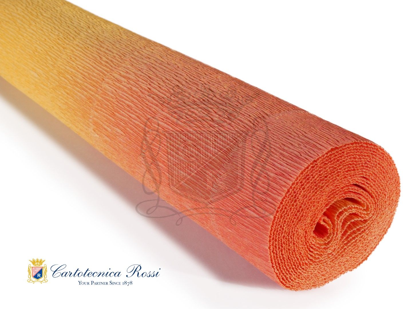 6003 Nuance Italian Crepe Paper 180g Yellow-Pink Gradient