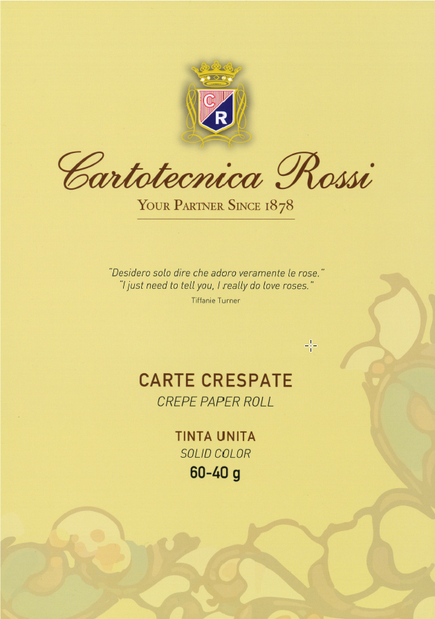 Catalogue: Crepe paper 60g - Solid colour