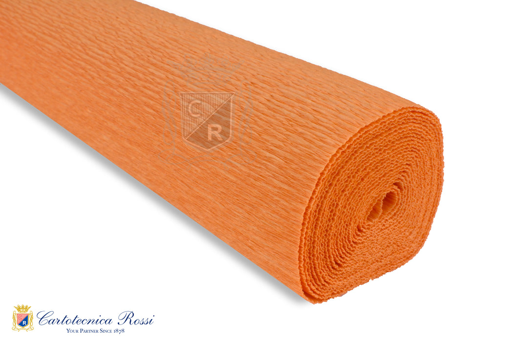 610 Italian Crepe Paper 180g Orange - Pumpkin