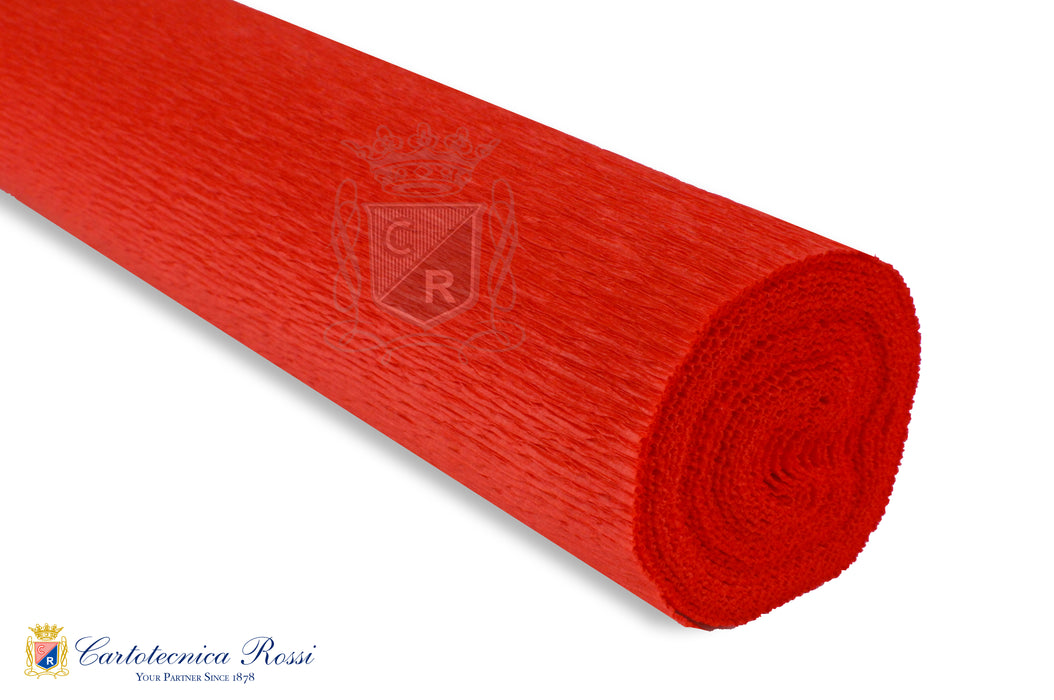 618 Italian Crepe Paper 180g Red Intense Orange by Tiffanie Turner