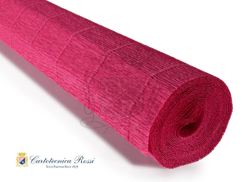 752 Italian Water Resistant Crepe Paper 140g Fuchsia