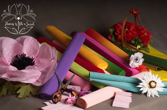 Crepe & Tissue Paper in Australia – Flowers With a Secret