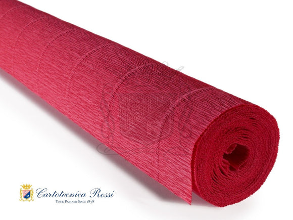 17A6 Italian Crepe Paper 180g Rose Red Rust by Tiffanie Turner