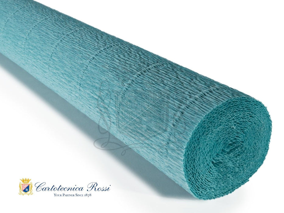 17E3 Italian Crepe Paper 180g Azure Tiffany