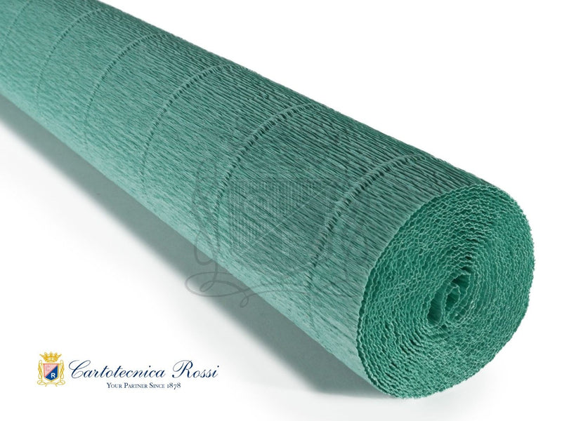 17E4 Italian Crepe Paper 180g Tiffany Green