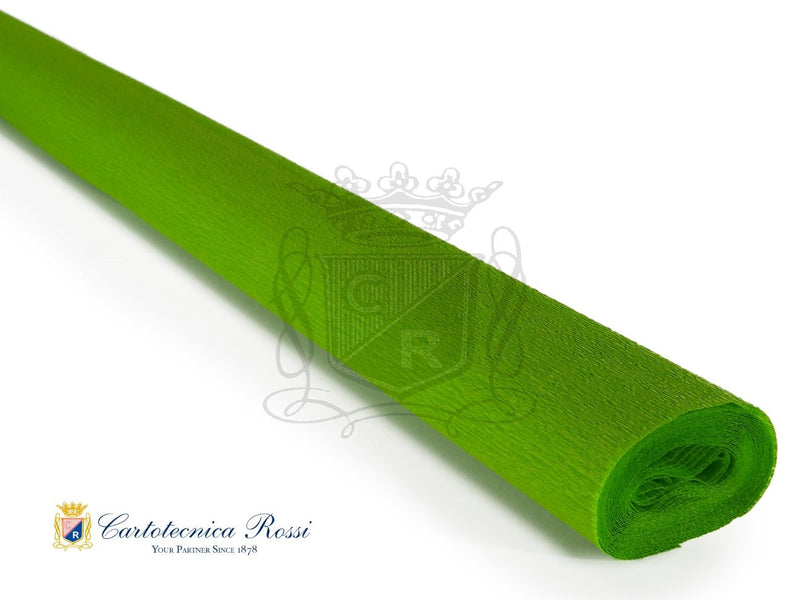 232 Italian Crepe Paper 60g Apple Green
