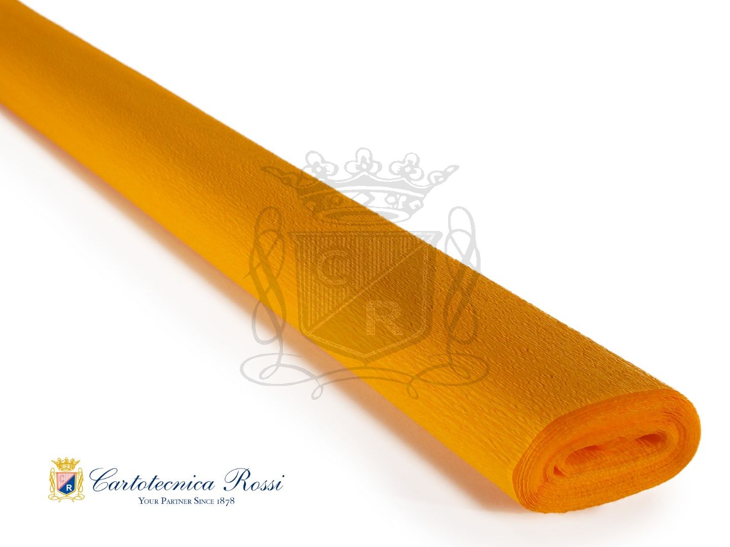 294 Italian Crepe Paper 60g Base Orange