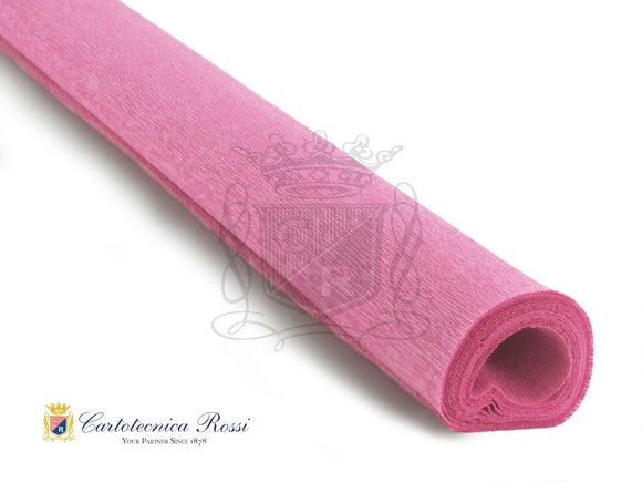 390 Italian Crepe Paper 90g Peach Blossom Pink