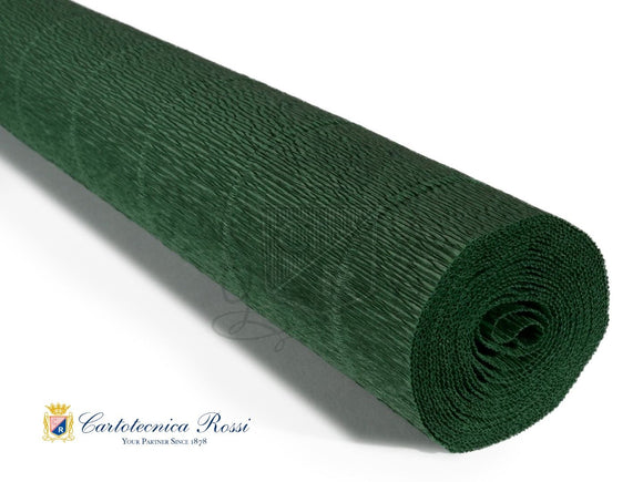 561 Italian Crepe Paper 180g Forest Green