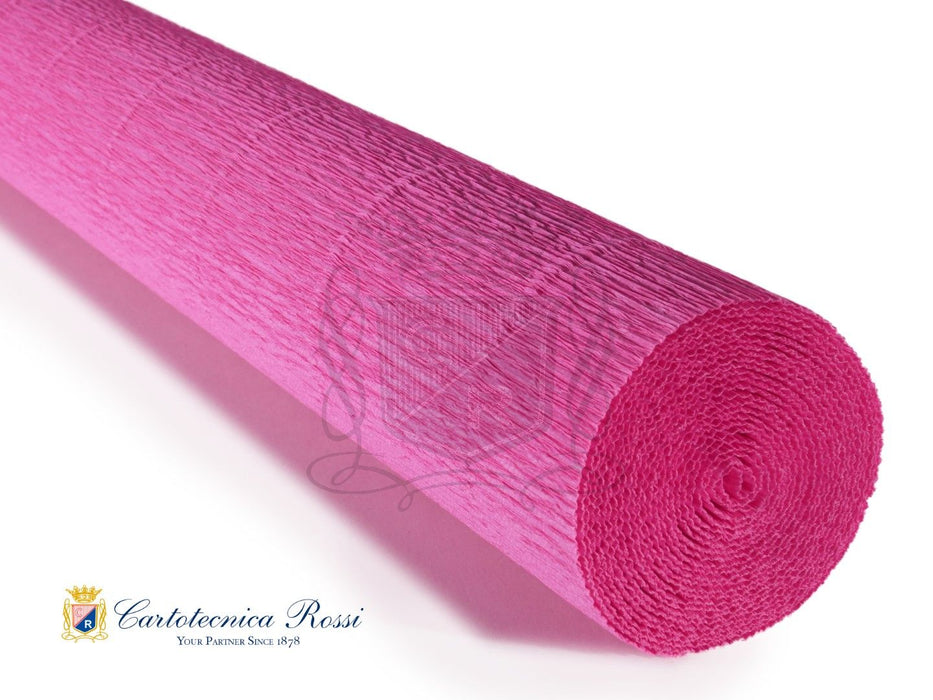 570 Italian Crepe Paper 180g Intense Fuchsia