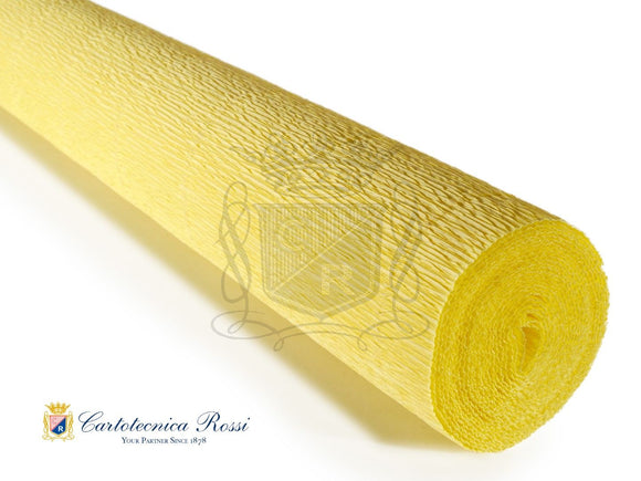 574 Italian Crepe Paper 180g Carminio Yellow