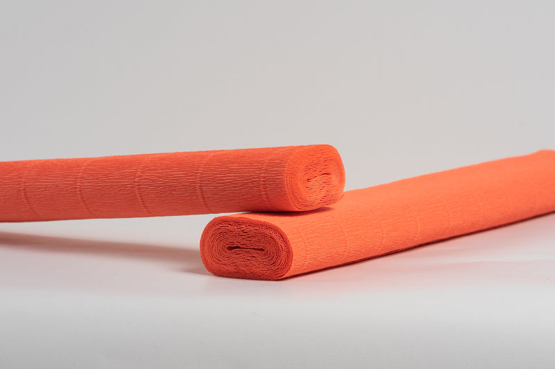 581 Italian Crepe Paper 180g Fluo Orange
