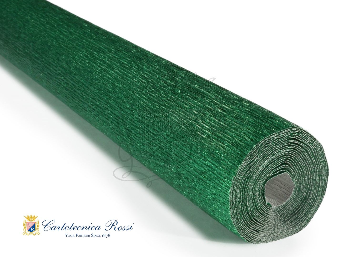 804 Metalized Italian Crepe Paper 180g Bright Green