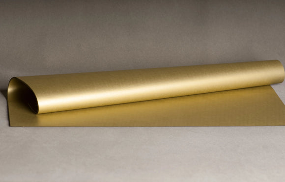Metalized Italian Tissue Paper 23g Z801 Yellow Gold